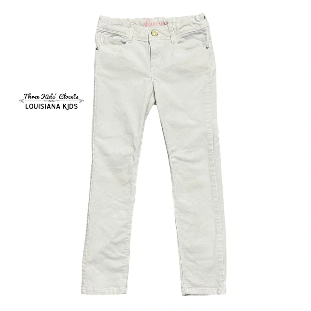 Gymboree 6Y White Corduroy Pants